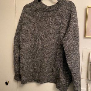 Gray Everlane Alpaca Sweater, Size L